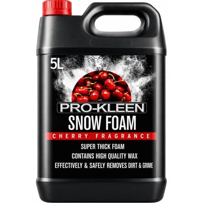 Pro-Kleen - Fragranced Super-Thick - Cherry - 5L - Snow Foam Pro-Kleen - Fragranced Super-Thick - Cherry - 5L - Snow Foam