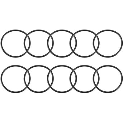 Uxcell - 78x70x4mm - Borracha - Preto - O-ring Uxcell - 78x70x4mm - Borracha - Preto - O-ring