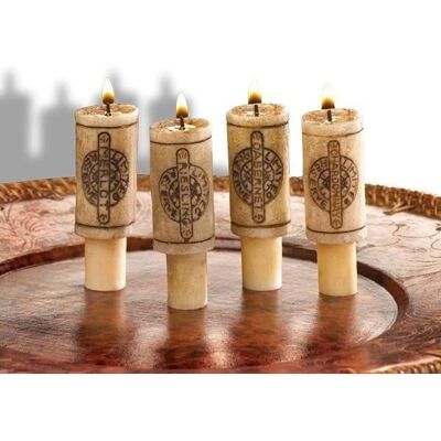 Eurowebbiz Candle shaped wine bottle stopper - Bouchon de bouteille de vin en forme de bougie - Publicité Eurowebbiz Candle shaped wine bottle stopper - Bouchon de bouteille de vin en forme de bougie - Publicité