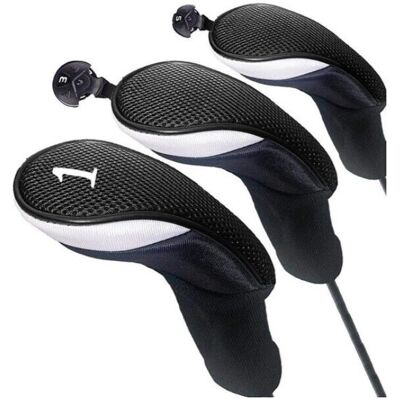 Eurowebbiz Modèle GO322 - 3 housses pour clubs de golf - Rouge - Publicité Eurowebbiz Modèle GO322 - 3 housses pour clubs de golf - Rouge - Publicité