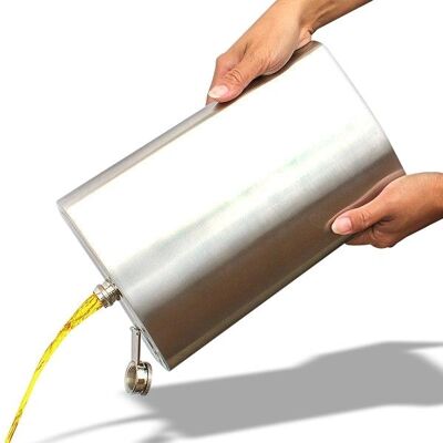 Flasque XXL Eurowebbiz - Acier inoxydable 1,9L - Publicité Flasque XXL Eurowebbiz - Acier inoxydable 1,9L - Publicité
