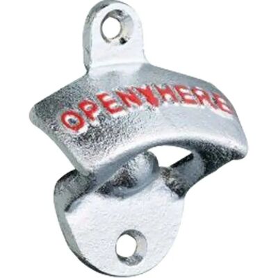 Eurowebbiz - Wall-Mounted Bottle Opener - Métal - Publicité Eurowebbiz - Wall-Mounted Bottle Opener - Métal - Publicité