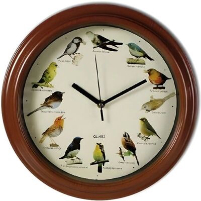Horloge Oiseau Musical - Bois - Horloge Murale - Publicité Horloge Oiseau Musical - Bois - Horloge Murale - Publicité