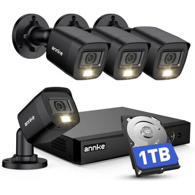 ANNKE - 4CH+1CH 1080P Lite - 1TB - 4-channel - Outdoor - DVR System ANNKE - 4CH+1CH 1080P Lite - 1TB - 4-channel - Outdoor - DVR System