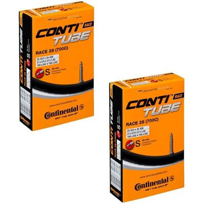 Continental Race 28 Inner Tube - Lightweight, Presta Valve, 20-25mm Continental Race 28 Inner Tube - Lightweight, Presta Valve, 20-25mm
