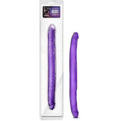 Blush Novelties - B Yours Double Dildo Purple 42.5cm - Dildo Blush Novelties - B Yours Double Dildo Purple 42.5cm - Dildo