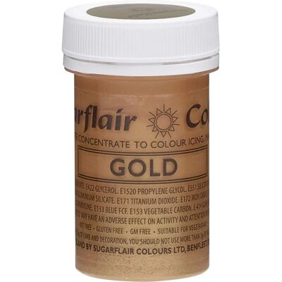 Sugarflair Satin 25g - Zlatý jedlý třpyt - Luxusní vzhled Sugarflair Satin 25g - Zlatý jedlý třpyt - Luxusní vzhled