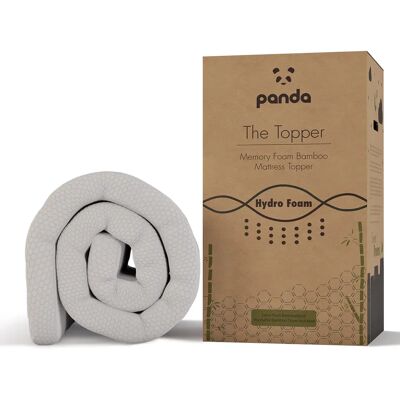 Panda London Memory Foam Bamboo Mattress Topper - Single - Mattress Topper Panda London Memory Foam Bamboo Mattress Topper - Single - Mattress Topper