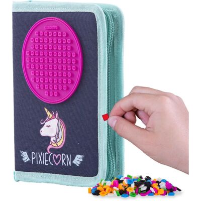 Trousse scolaire licorne violette Pixie Crew - Pochette - Publicité Trousse scolaire licorne violette Pixie Crew - Pochette - Publicité