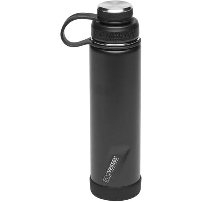 Eco Vessel EcoVessel Black Shadow Boulder Water Bottle - 24 Oz Eco Vessel EcoVessel Black Shadow Boulder Water Bottle - 24 Oz