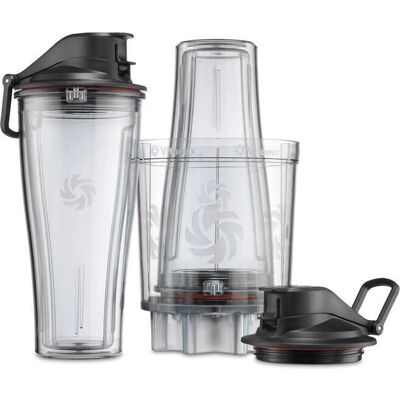 Vitamix - Adattatore bicchieri personali 2x0.6L con 2 bicchieri - Compatibile con la serie Explorian Vitamix - Adattatore bicchieri personali 2x0.6L con 2 bicchieri - Compatibile con la serie Explorian