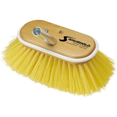 Shurhold 6" Deck Brush - Impact-Resistant, Ergonomic Handle Shurhold 6" Deck Brush - Impact-Resistant, Ergonomic Handle