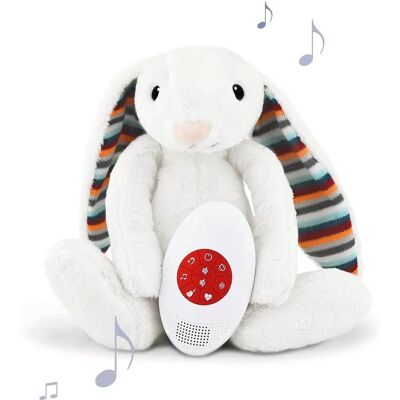 ZAZU Bibi Gris - Peluche avec Battements de Cœur et Mélodies - Aide au Sommeil de Bébé - Publicité ZAZU Bibi Gris - Peluche avec Battements de Cœur et Mélodies - Aide au Sommeil de Bébé - Publicité
