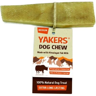 Yakers Dog Chew - Medium - Milk - Gluten Free Dog Treat Yakers Dog Chew - Medium - Milk - Gluten Free Dog Treat