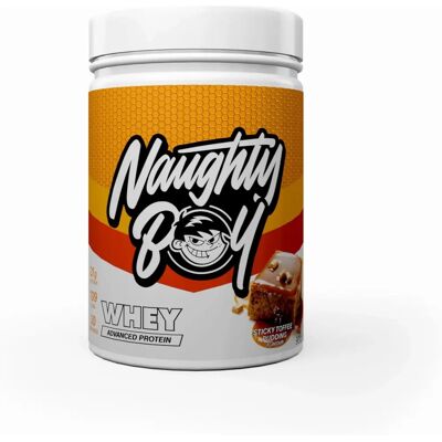 Naughty Boy - Advanced Whey - Sticky Toffee Pudding - 900g Naughty Boy - Advanced Whey - Sticky Toffee Pudding - 900g