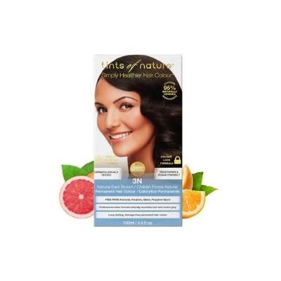 Tints of Nature Mørk Brun Hårfarge - Permanent med Økologiske Ingredienser Tints of Nature Mørk Brun Hårfarge - Permanent med Økologiske Ingredienser