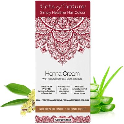 Tints of Nature Luonnollinen Henna Vaaleanruskea Hiustenväri - Semi-permanentti - 70 ml Tints of Nature Luonnollinen Henna Vaaleanruskea Hiustenväri - Semi-permanentti - 70 ml