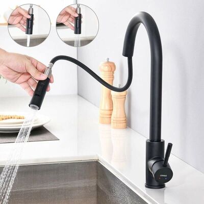 LONHEO Rubinetto Cucina in Acciaio Inox con 2 Funzioni, Girevole 360° LONHEO Rubinetto Cucina in Acciaio Inox con 2 Funzioni, Girevole 360°