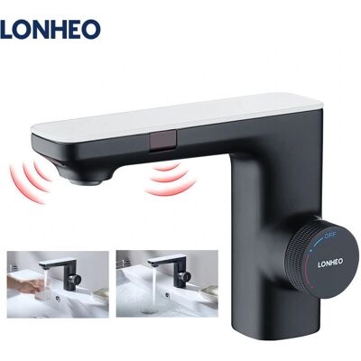 Lonheo Grifo Infrarrojo Sin Contacto - Mezclador Moderno para Lavabo Lonheo Grifo Infrarrojo Sin Contacto - Mezclador Moderno para Lavabo