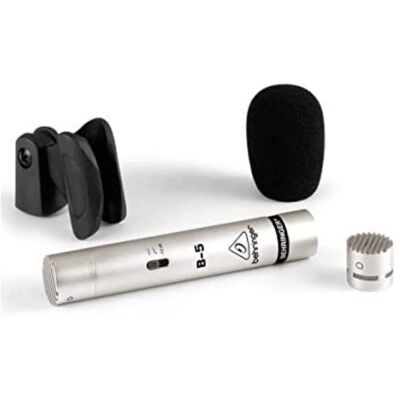 Behringer B-5 - Microphone à condensateur de studio avec capsules interchangeables Behringer B-5 - Microphone à condensateur de studio avec capsules interchangeables