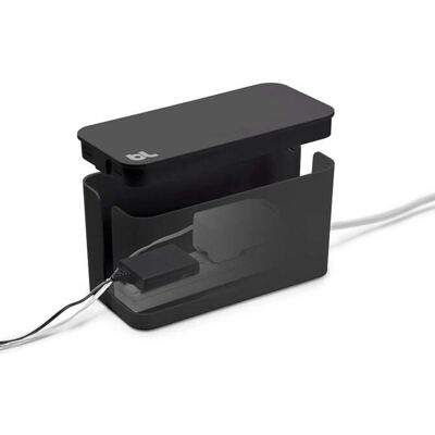 Bluelounge Cablebox Mini - Almacenamiento de cables resistente al fuego - Negro Bluelounge Cablebox Mini - Almacenamiento de cables resistente al fuego - Negro