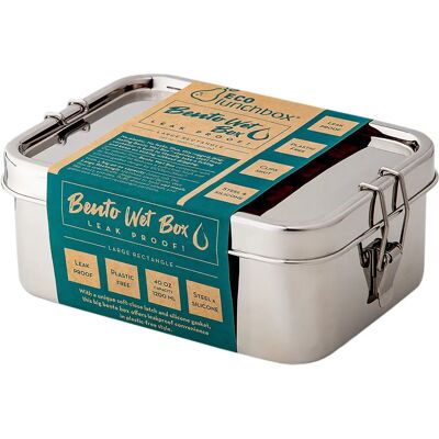 Ecolunchbox Rektangulær - Rustfritt stål matboks Ecolunchbox Rektangulær - Rustfritt stål matboks