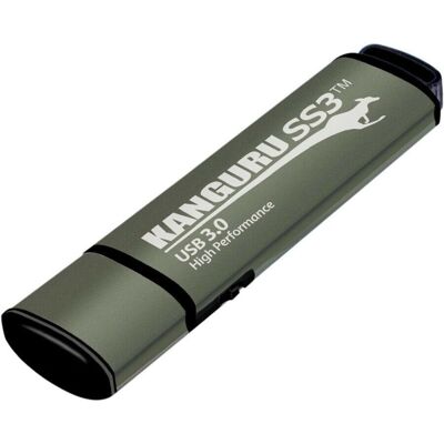 Kanguru KF3WP256G USB-Flashdrive - 256 GB - USB 3.2 Gen 1 - Grün Kanguru KF3WP256G USB-Flashdrive - 256 GB - USB 3.2 Gen 1 - Grün