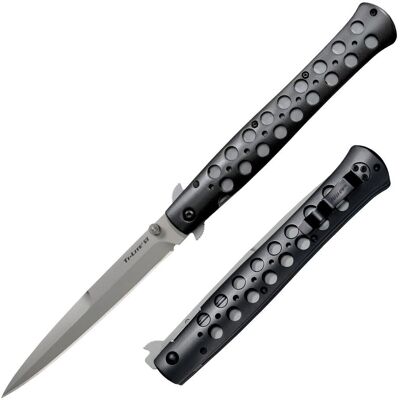 Cold Steel - Couteau Pliant Ti-Lite - Gris - Lame de 6", Manche en Aluminium - EDC Compact Cold Steel - Couteau Pliant Ti-Lite - Gris - Lame de 6", Manche en Aluminium - EDC Compact
