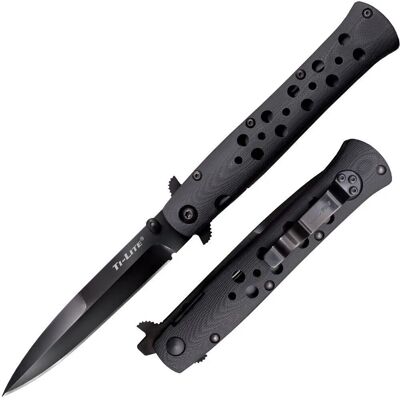 Cold Steel TI-LITE 4" G-10 Faca - Pasta Tática de Bolso Cold Steel TI-LITE 4" G-10 Faca - Pasta Tática de Bolso