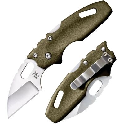 Cold Steel Mini Tuff Lite OD Green fickkniv - 20MTGD - Kompakt och vass mångsidig Cold Steel Mini Tuff Lite OD Green fickkniv - 20MTGD - Kompakt och vass mångsidig