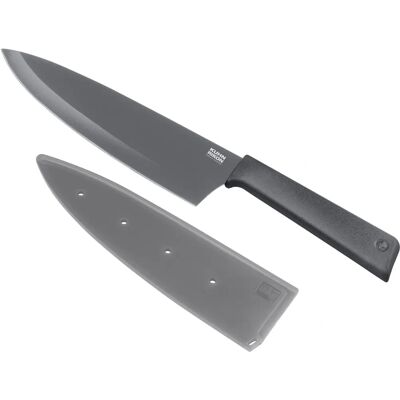 Kuhn Rikon Colori+ Couteau de chef gris - Couteau de cuisine - Publicité Kuhn Rikon Colori+ Couteau de chef gris - Couteau de cuisine - Publicité
