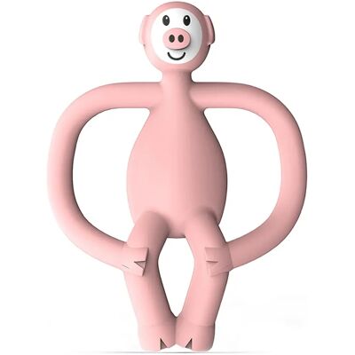 Matchstick Monkey Różowy - Zabawka na ząbkowanie i Szczoteczka - Produkt dla niemowląt Matchstick Monkey Różowy - Zabawka na ząbkowanie i Szczoteczka - Produkt dla niemowląt