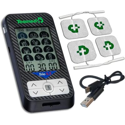 Elettrostimolatore Tesmed Trio 6.5 - 36 Programmi, 2 Canali Elettrostimolatore Tesmed Trio 6.5 - 36 Programmi, 2 Canali