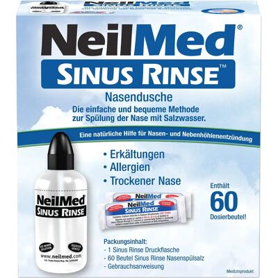 NeilMed Sinus Rinse Nasendusche Set - Erkältungslinderung für Kinder & Erwachsene NeilMed Sinus Rinse Nasendusche Set - Erkältungslinderung für Kinder & Erwachsene