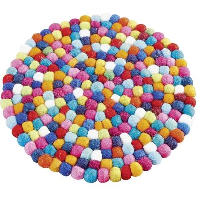 Unknown - Untersetzer runde 22cm - Multicolor - Filz - Untersetzer Unknown - Untersetzer runde 22cm - Multicolor - Filz - Untersetzer