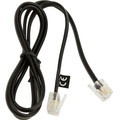 Jabra 8800-00-101 Business Telephone Cable - Black Jabra 8800-00-101 Business Telephone Cable - Black