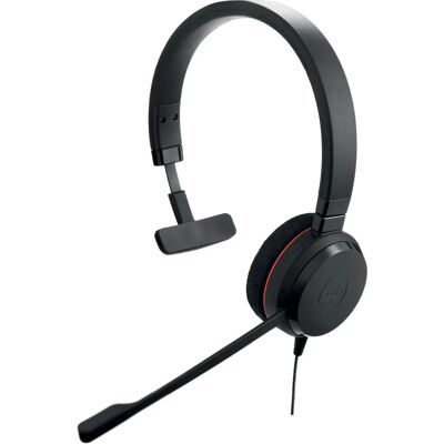Jabra Evolve 20 UC Mono Headset – Kabelgebundenes Headset für Büro/Call Center USB Typ-A Schwarz Jabra Evolve 20 UC Mono Headset – Kabelgebundenes Headset für Büro/Call Center USB Typ-A Schwarz