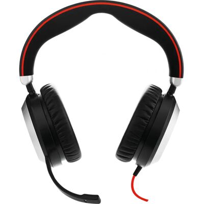 Jabra Evolve 80 MS Ακουστικά Στερεό με Ανάδραση Θορύβου - Μαύρο Jabra Evolve 80 MS Ακουστικά Στερεό με Ανάδραση Θορύβου - Μαύρο