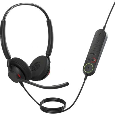 Jabra Engage 40 InLine Kabelgebunden Stereo-Headset - Büro/Callcenter USB-A Schwarz Jabra Engage 40 InLine Kabelgebunden Stereo-Headset - Büro/Callcenter USB-A Schwarz