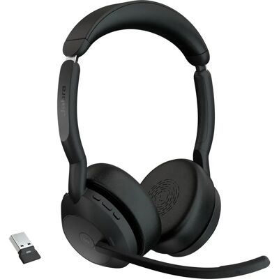 Jabra Evolve2 55 Fejhallgató - Vezeték nélküli, Zajszűrés Jabra Evolve2 55 Fejhallgató - Vezeték nélküli, Zajszűrés