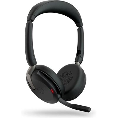 Jabra Evolve2 65 Hovedtelefoner - Trådløs, Kablet, Støjreducerende - Sort Jabra Evolve2 65 Hovedtelefoner - Trådløs, Kablet, Støjreducerende - Sort