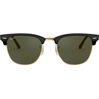 Ray-Ban RB3016 Clubmaster Classic - Clubmaster RB3016 W0365 (preto dourado/verde) Ray-Ban RB3016 Clubmaster Classic - Clubmaster RB3016 W0365 (preto dourado/verde)