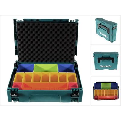 Makita P-83652 Werkzeugaufbewahrung - Robuster, stapelbarer Organizer Makita P-83652 Werkzeugaufbewahrung - Robuster, stapelbarer Organizer
