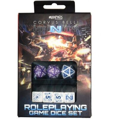 Modiphius Infinity RPG Gecombineerde Leger Dobbelset - Systeem 2d20 Modiphius Infinity RPG Gecombineerde Leger Dobbelset - Systeem 2d20