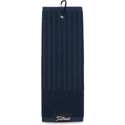 Titleist Navy Tri-Fold Golfhandtuch - Golf Towel Titleist Navy Tri-Fold Golfhandtuch - Golf Towel