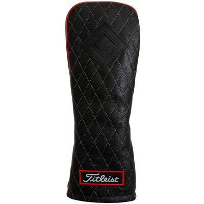 Titleist Jet Black Leder Fairway Headcover - Golfschlägerhülle Titleist Jet Black Leder Fairway Headcover - Golfschlägerhülle