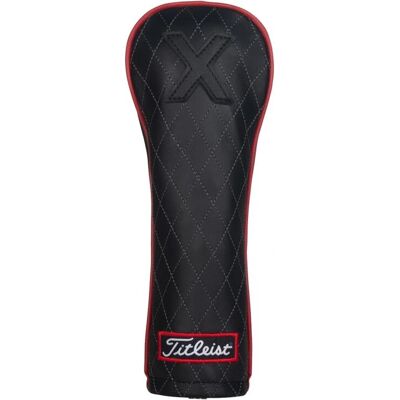 Titleist Jet Black Lær Hybrid Headcover - Golfhodeks Titleist Jet Black Lær Hybrid Headcover - Golfhodeks