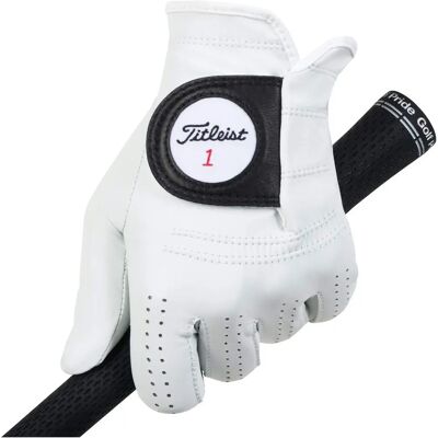 Titleist Players Mens Golf Glove - White, L, Left Hand, for Right Handed Golfer Titleist Players Mens Golf Glove - White, L, Left Hand, for Right Handed Golfer