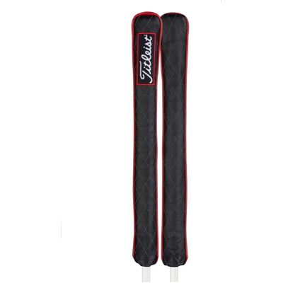 Titleist Jet Black Lær Headcover - Headcover for Justeringsstaver Titleist Jet Black Lær Headcover - Headcover for Justeringsstaver