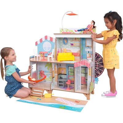 KidKraft Strandhuis - Meerdere scènes en accessoires KidKraft Strandhuis - Meerdere scènes en accessoires